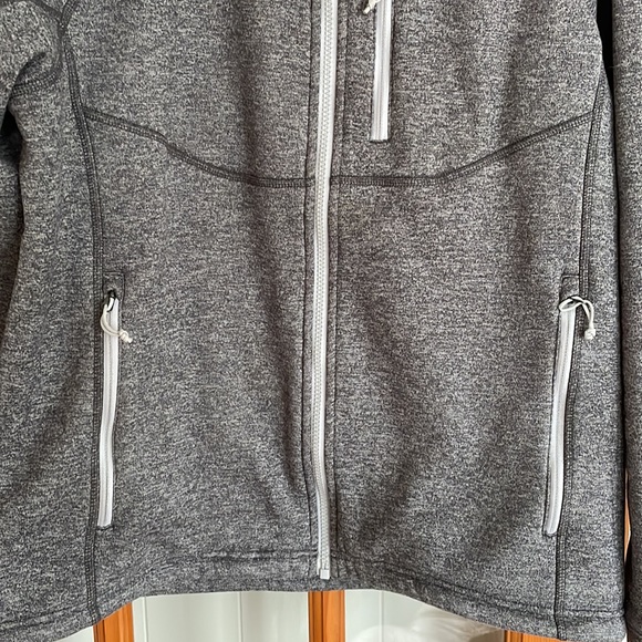 North Face Mens full zip gray fleece - Picture 3 of 5